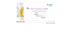 Desktop Screenshot of certiaccesibilidad.technosite.es